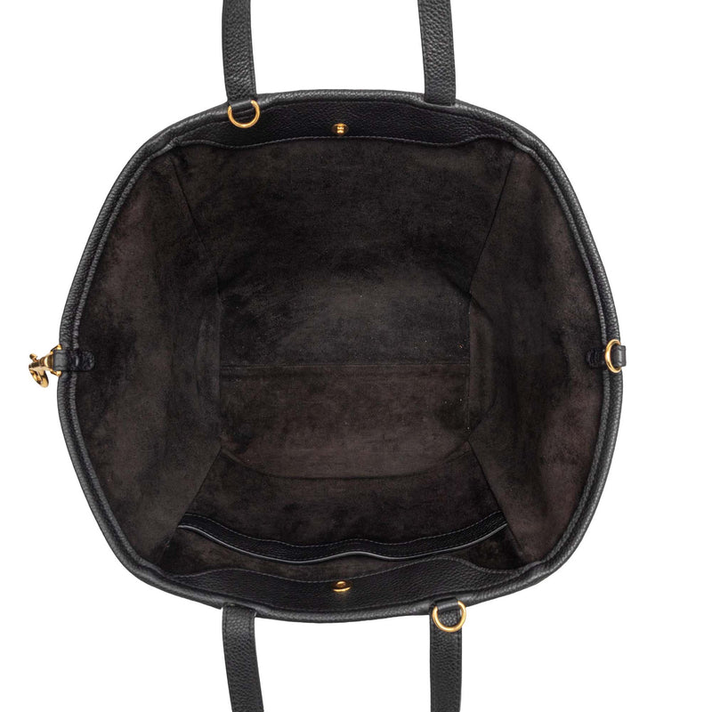 Small Grained Calfskin Folded Cabas Tote - Image 4