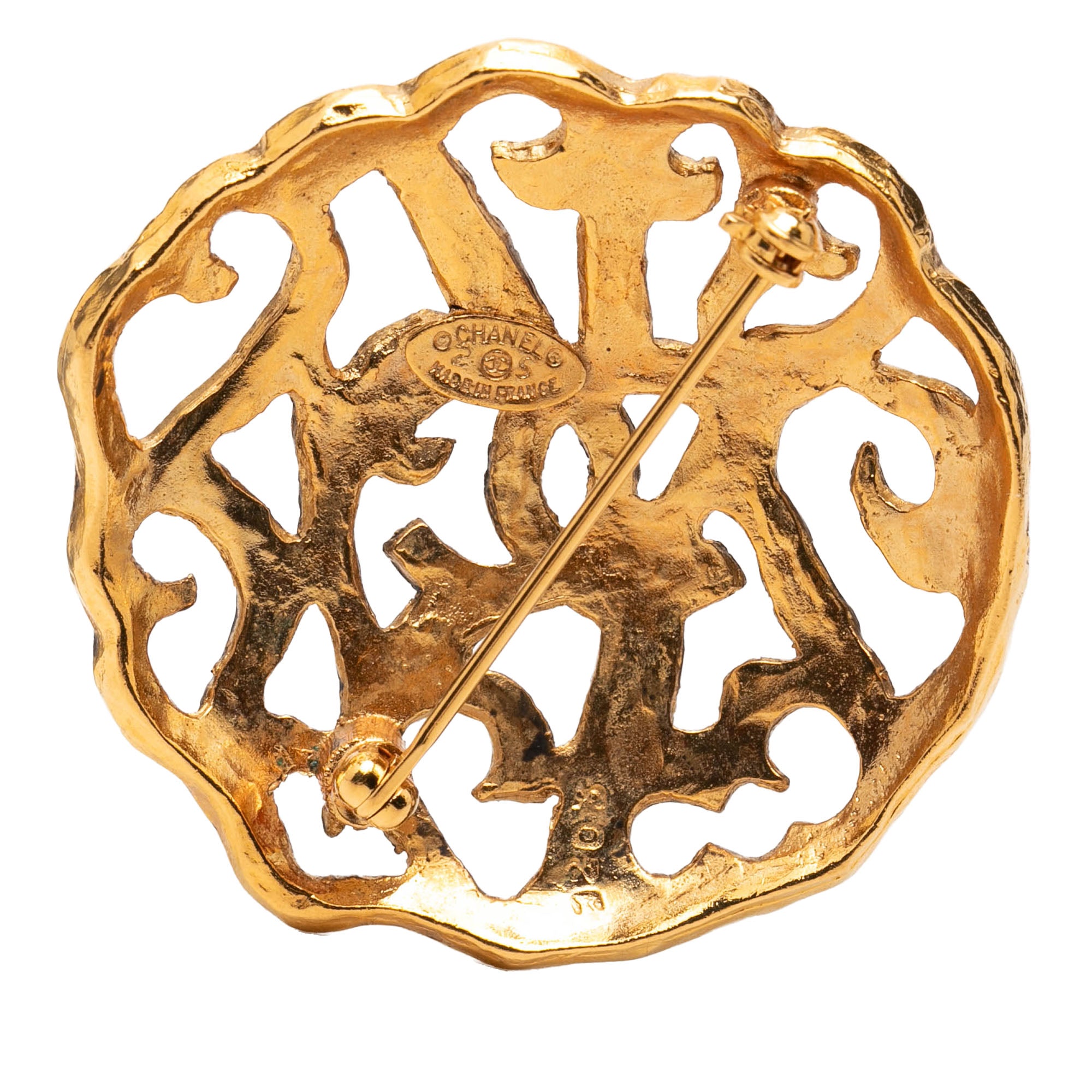 CC Gold Plated Brooch - Image 2