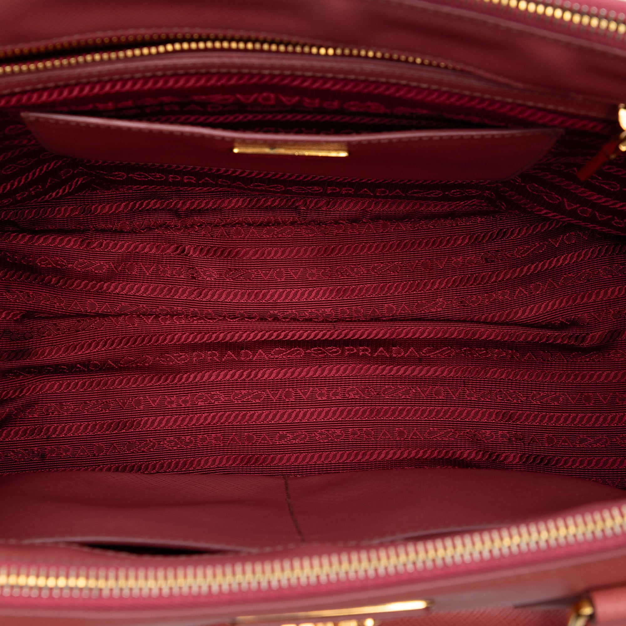 Saffiano Lux Galleria Double Zip Front Pocket Satchel - Image 4