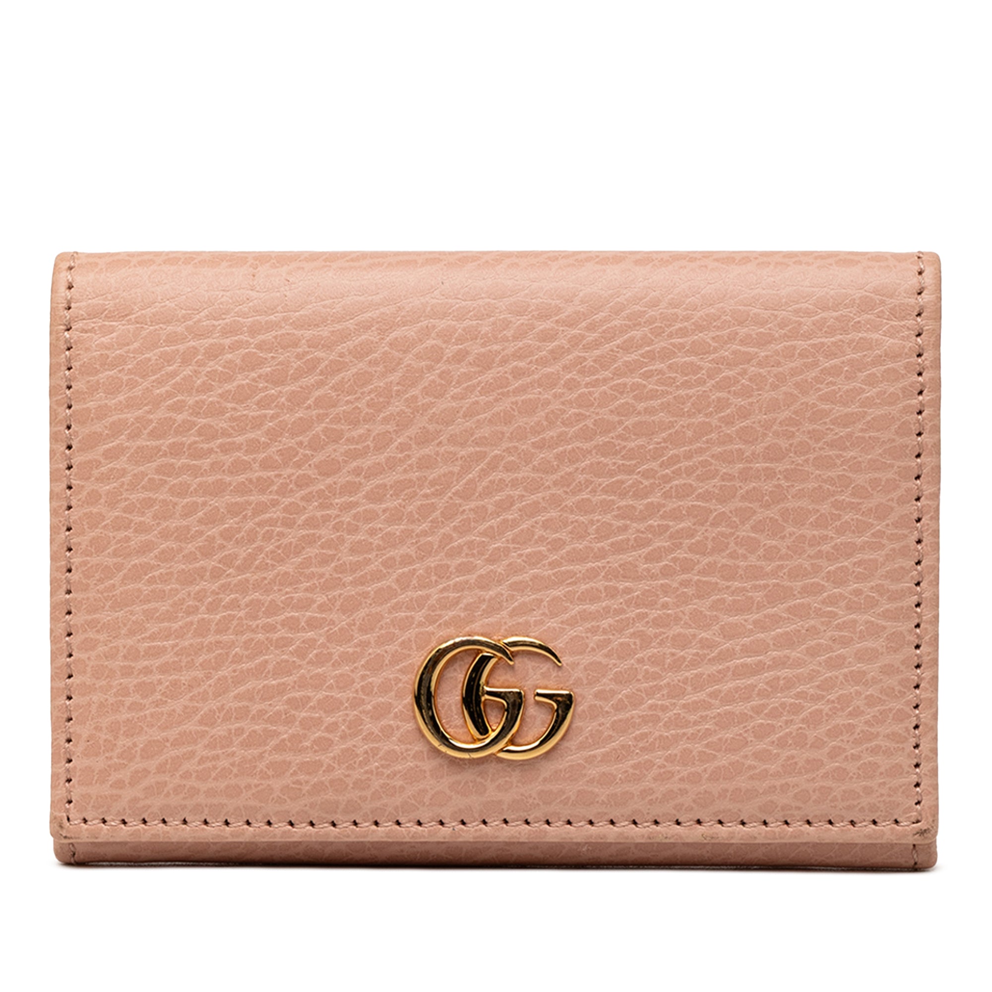 GG Marmont Calfskin Card Case Wallet - Image 1