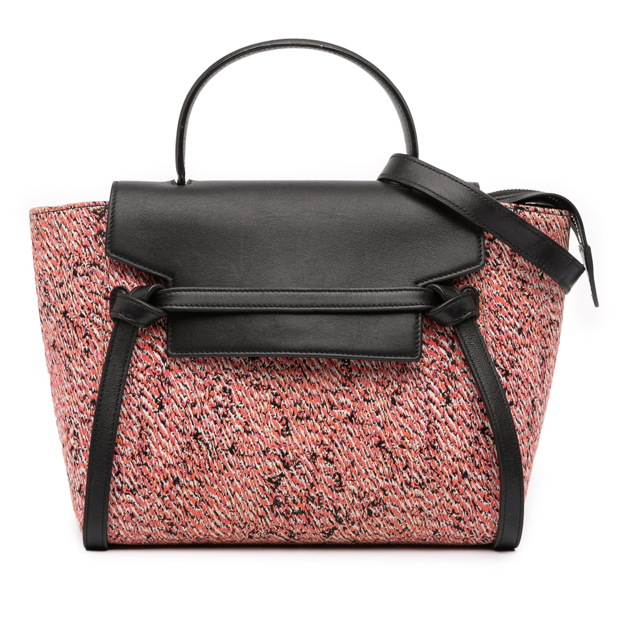 Micro Tweed Belt Satchel - Image 1