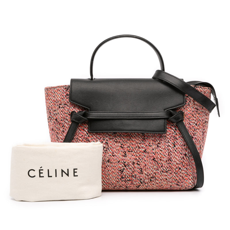 Micro Tweed Belt Satchel - Image 13