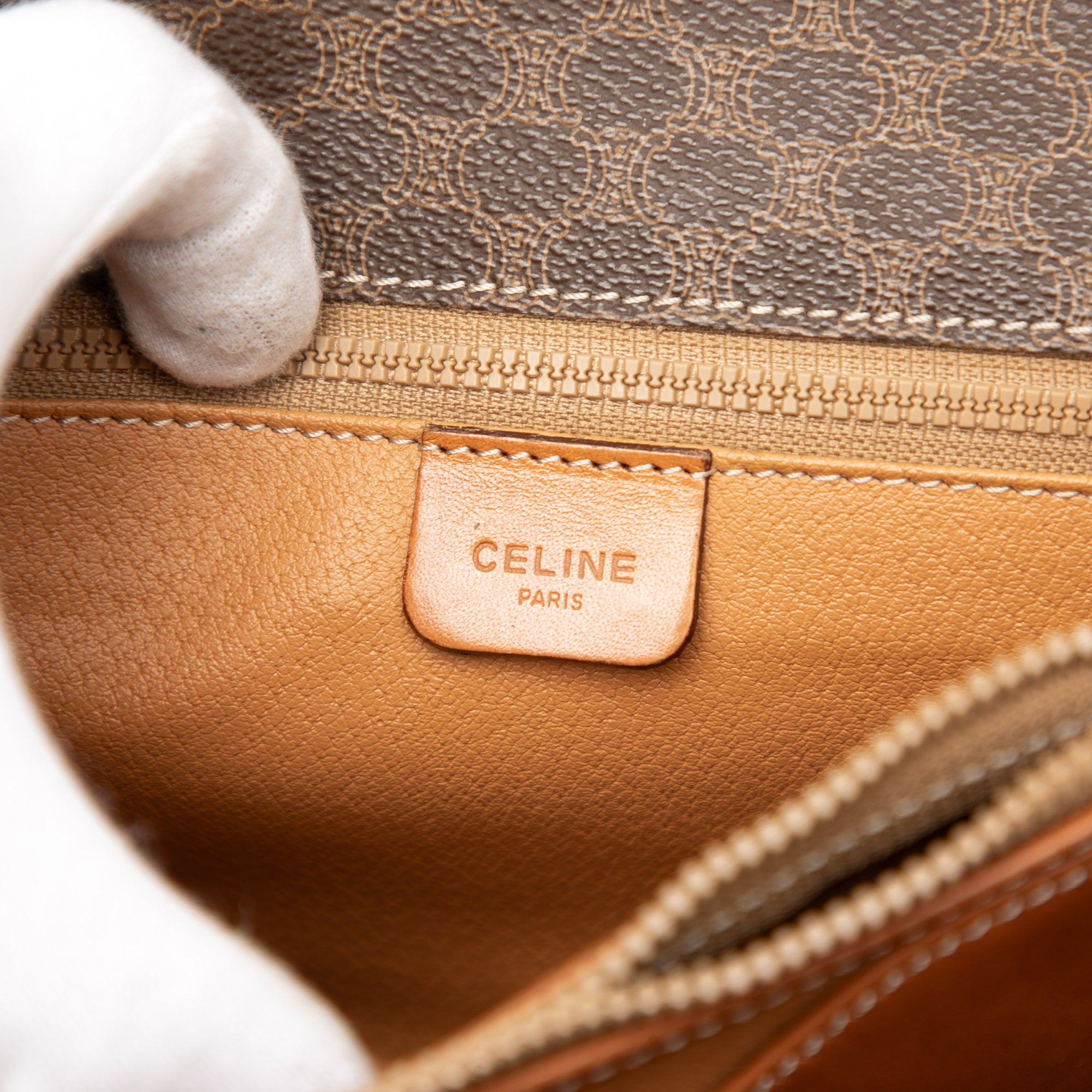 Macadam Coated Canvas Clutch - Image 5