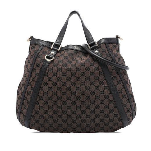 GG Canvas Abbey D Ring Convertible Satchel - Image 1