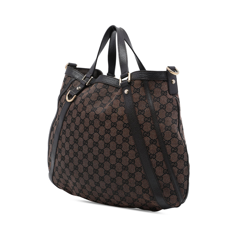 GG Canvas Abbey D Ring Convertible Satchel - Image 2