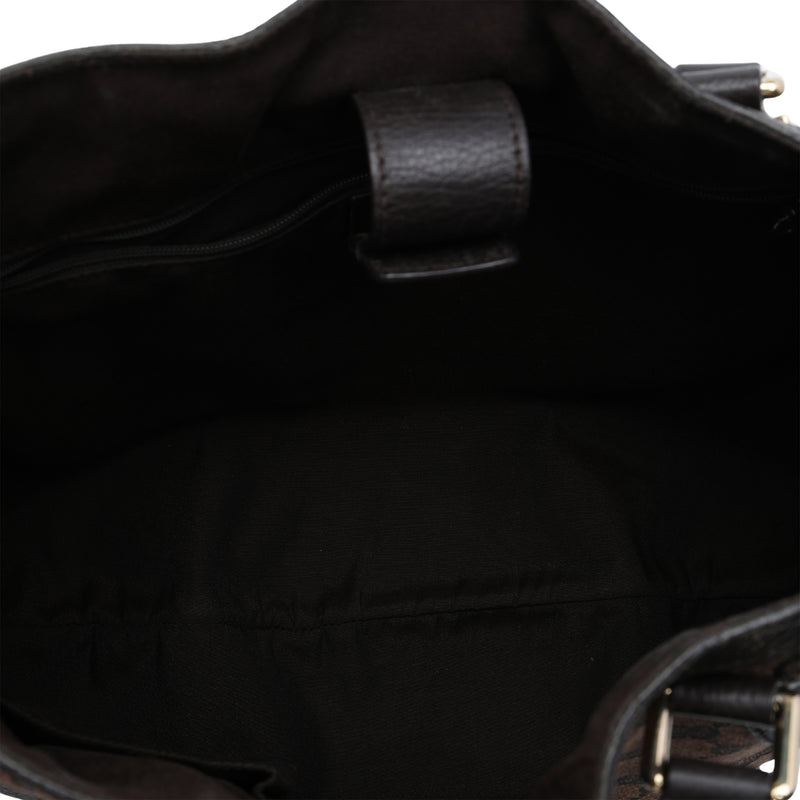 GG Canvas Abbey D Ring Convertible Satchel - Image 4