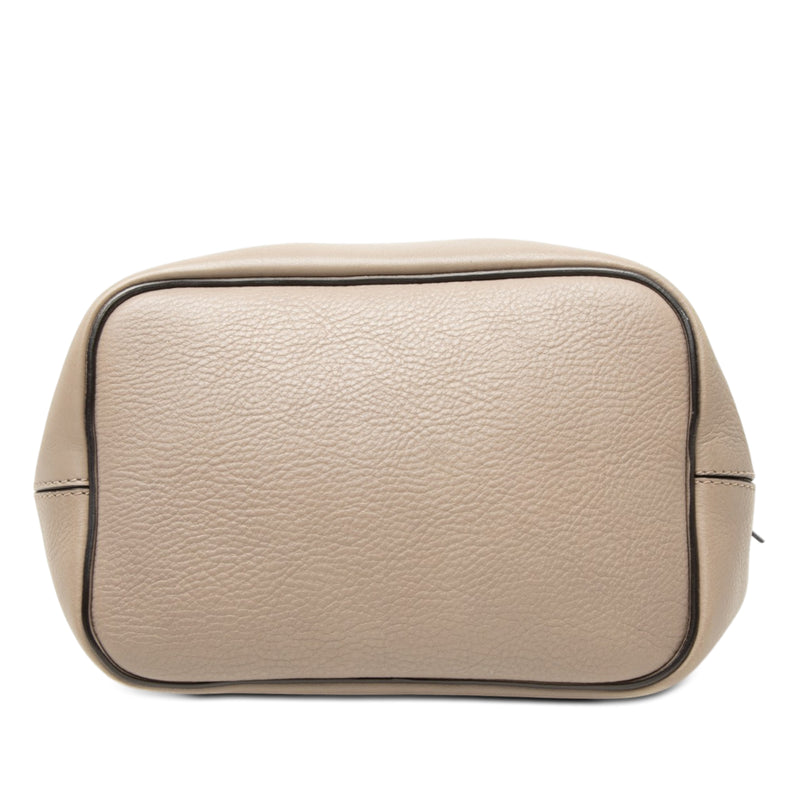 Small Calfskin and Suede Faye Backpack - Image 3