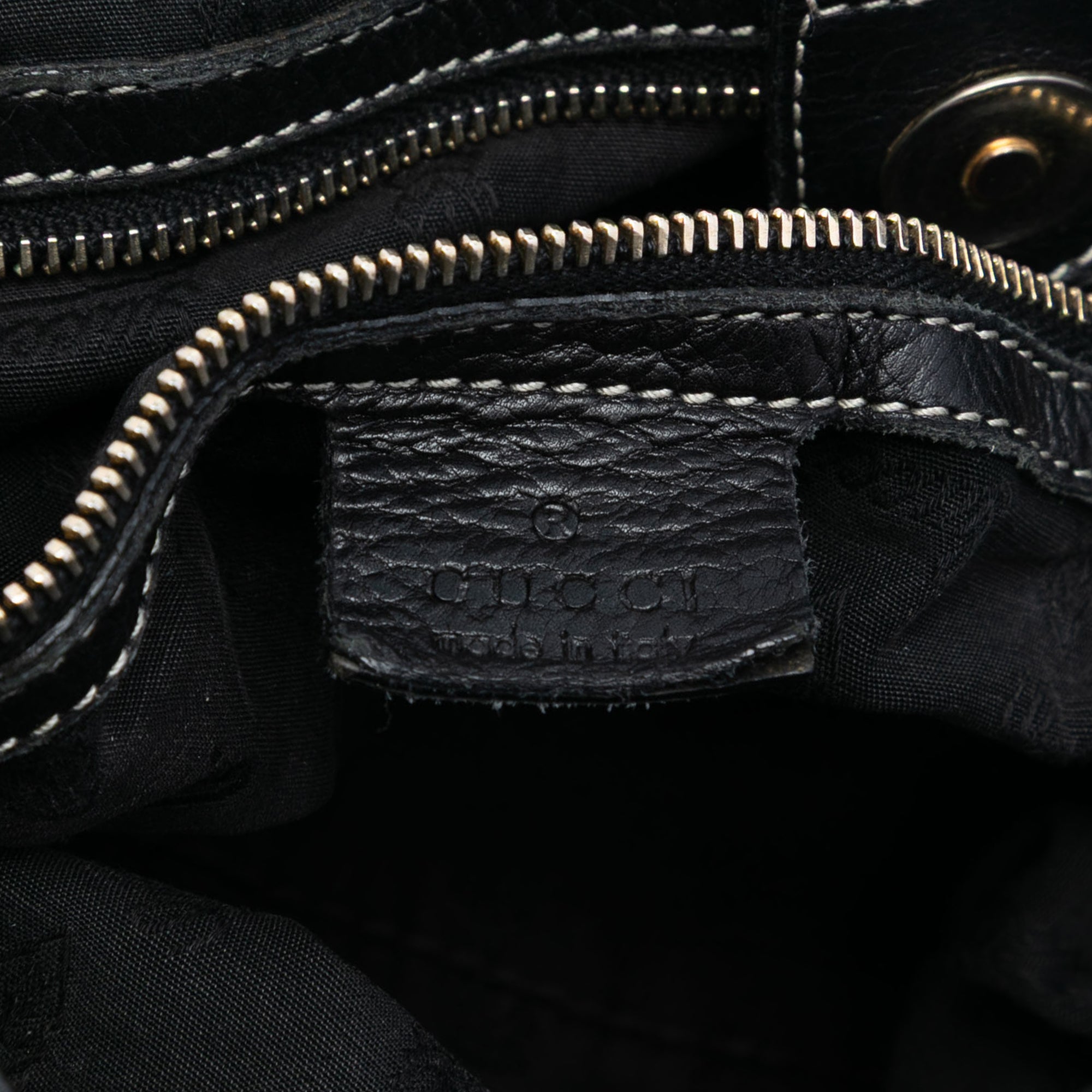 Diamante Canvas Crest Satchel - Image 5