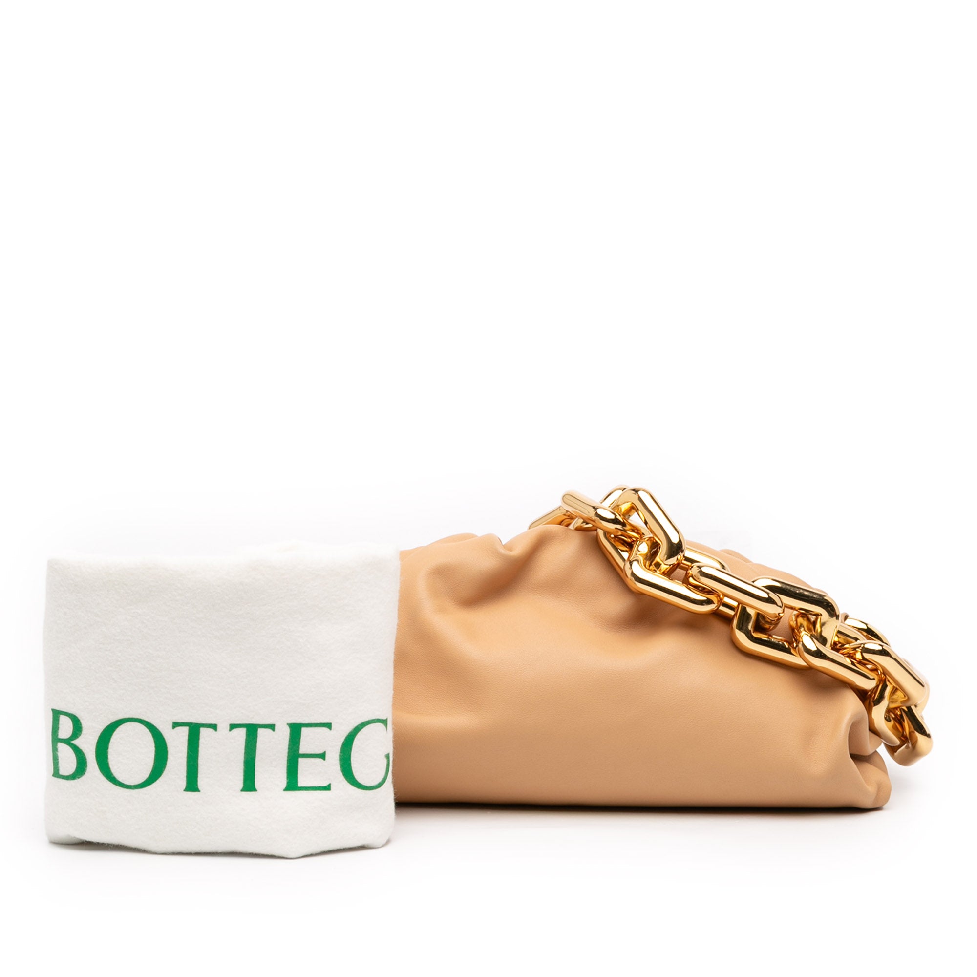 Small Lambskin Chain Pouch - Image 11