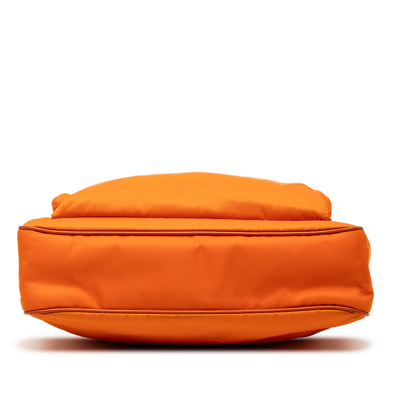 Saffiano Trimmed Tessuto Logo Oro Satchel - Image 3