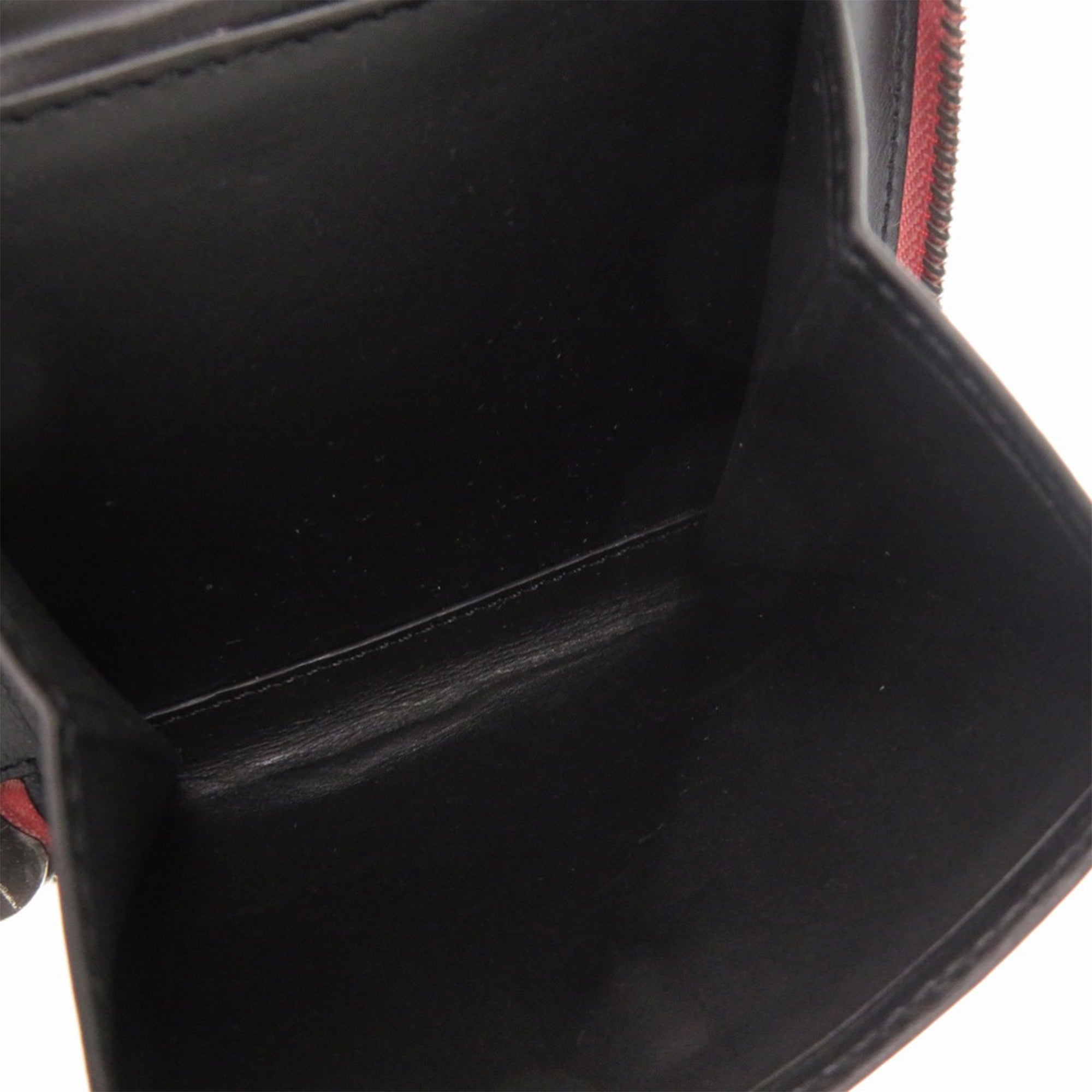 Leather Anagram Square Zip Wallet - Image 3