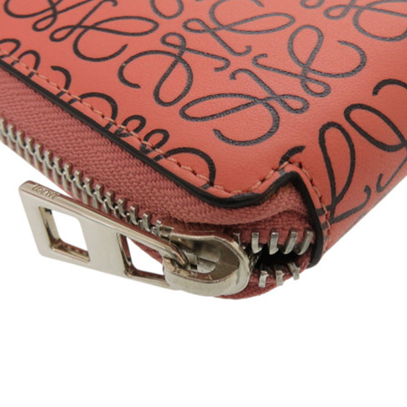 Leather Anagram Square Zip Wallet - Image 9