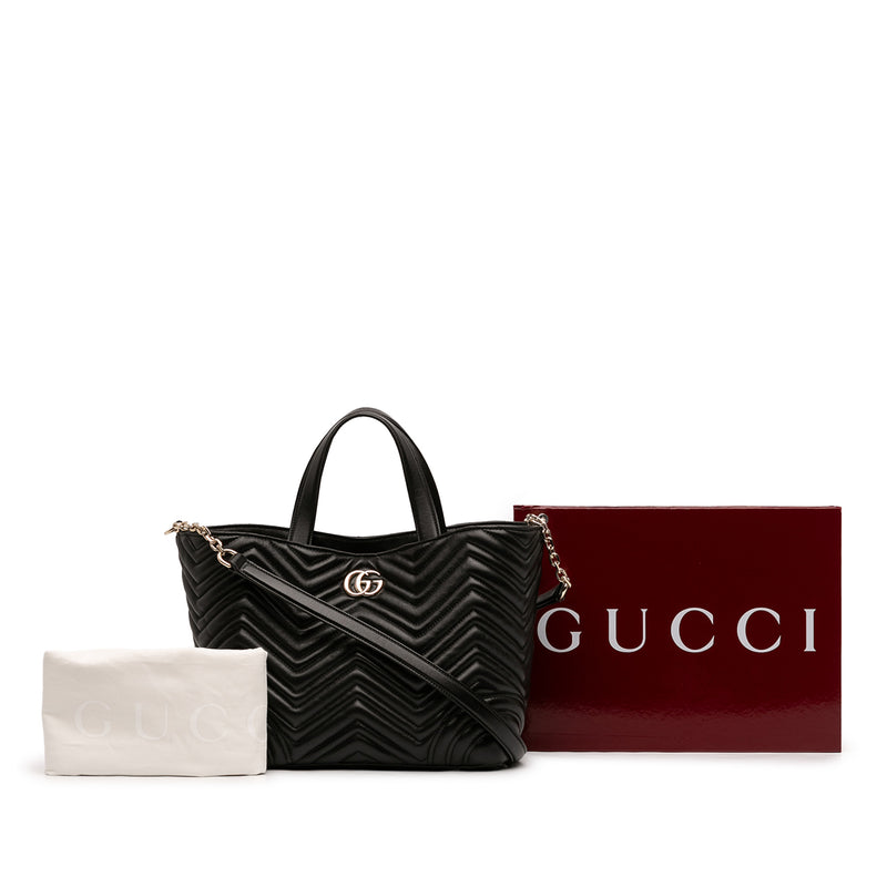 Medium GG Marmont Matelasse Calfskin Betty Tote - Image 7