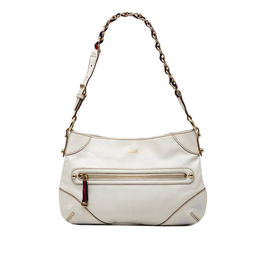 Calfskin Web Capri Ranch Kid Shoulder Bag - Image 1
