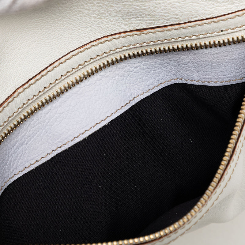 Calfskin Web Capri Ranch Kid Shoulder Bag - Image 5