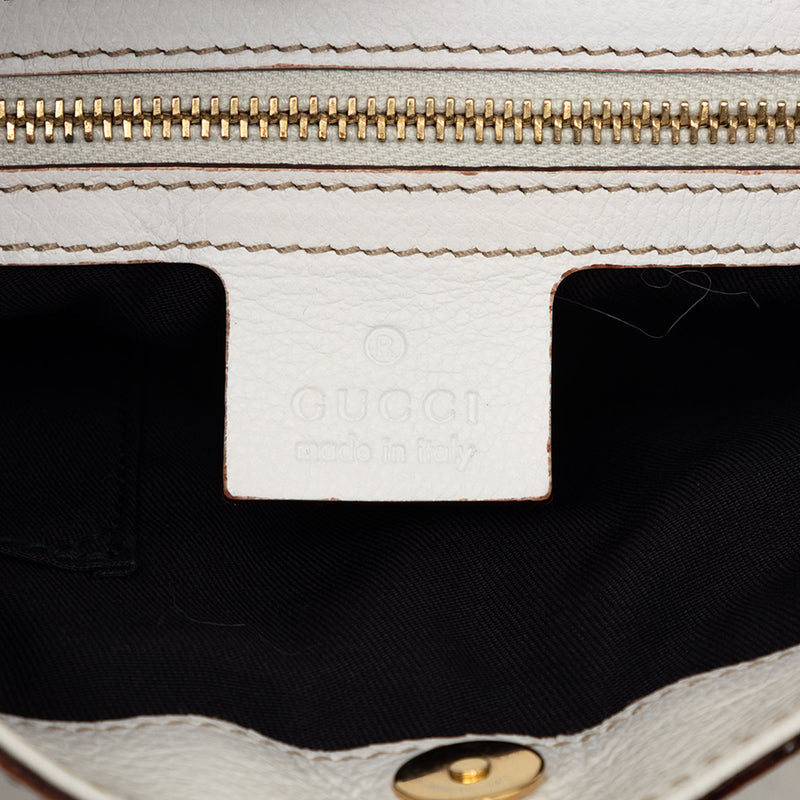 Calfskin Web Capri Ranch Kid Shoulder Bag - Image 6