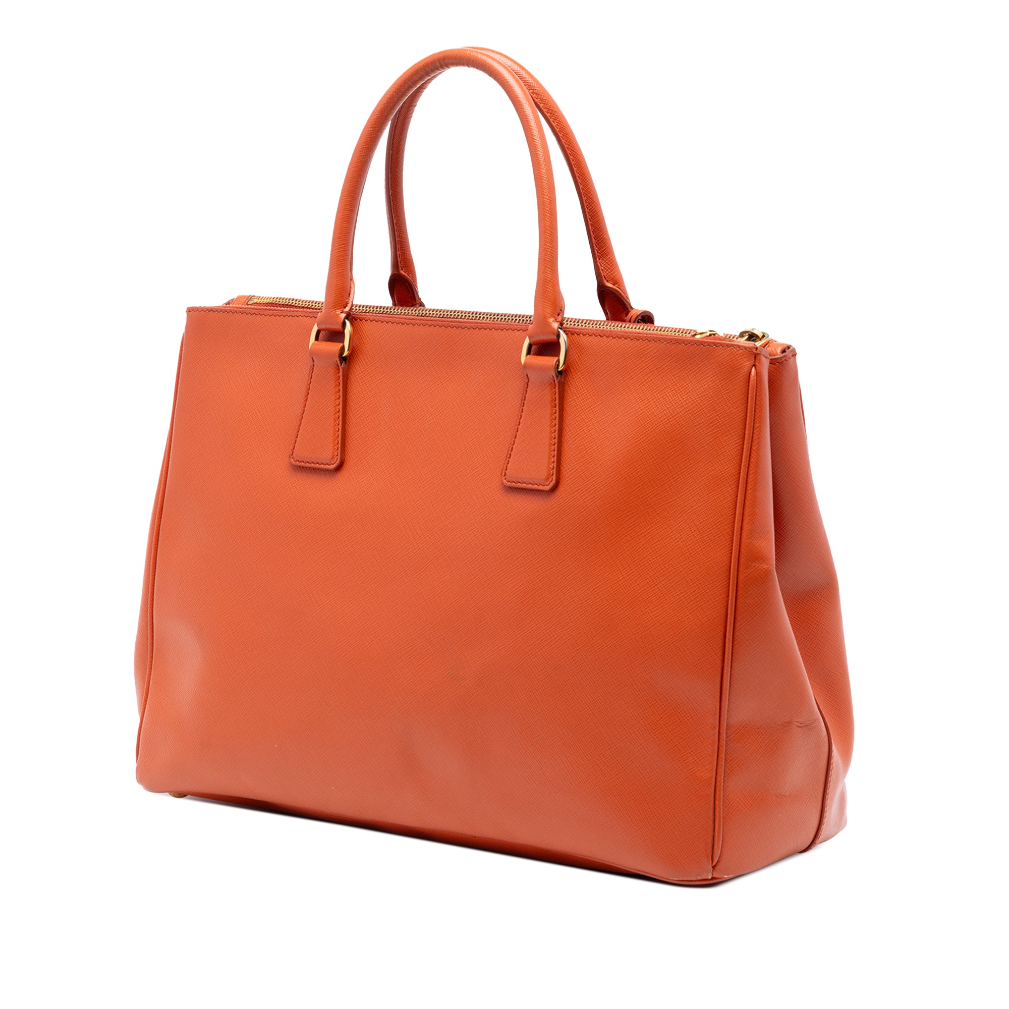 Medium Saffiano Lux Galleria Double Zip Satchel - Image 2