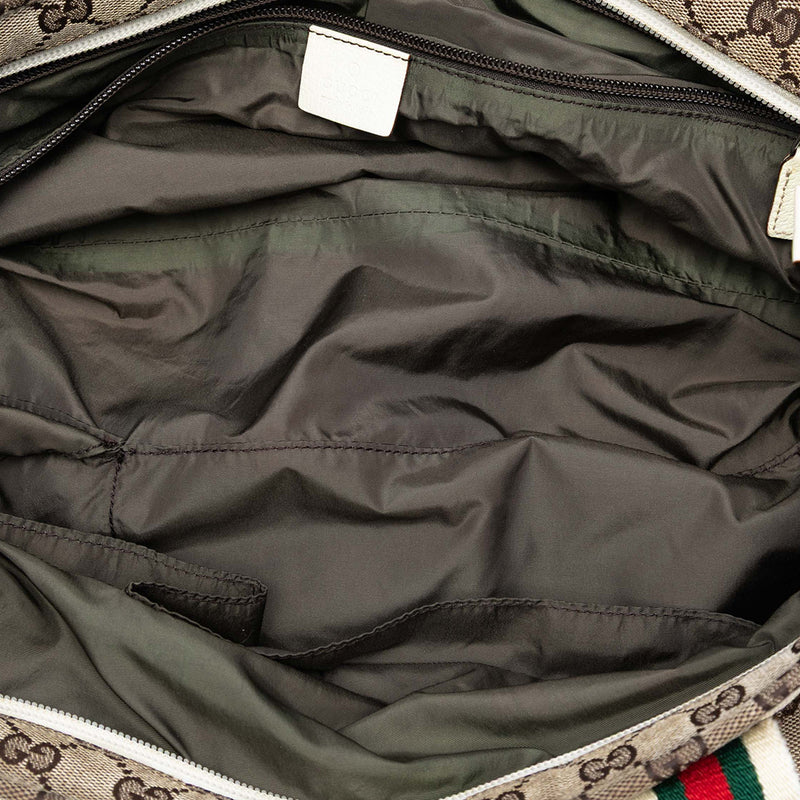 GG Canvas Web Tote - Image 4