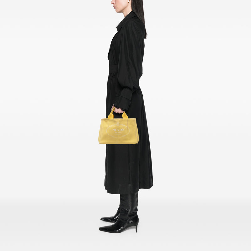 Small Canvas Canapa Logo Satchel - Image 6