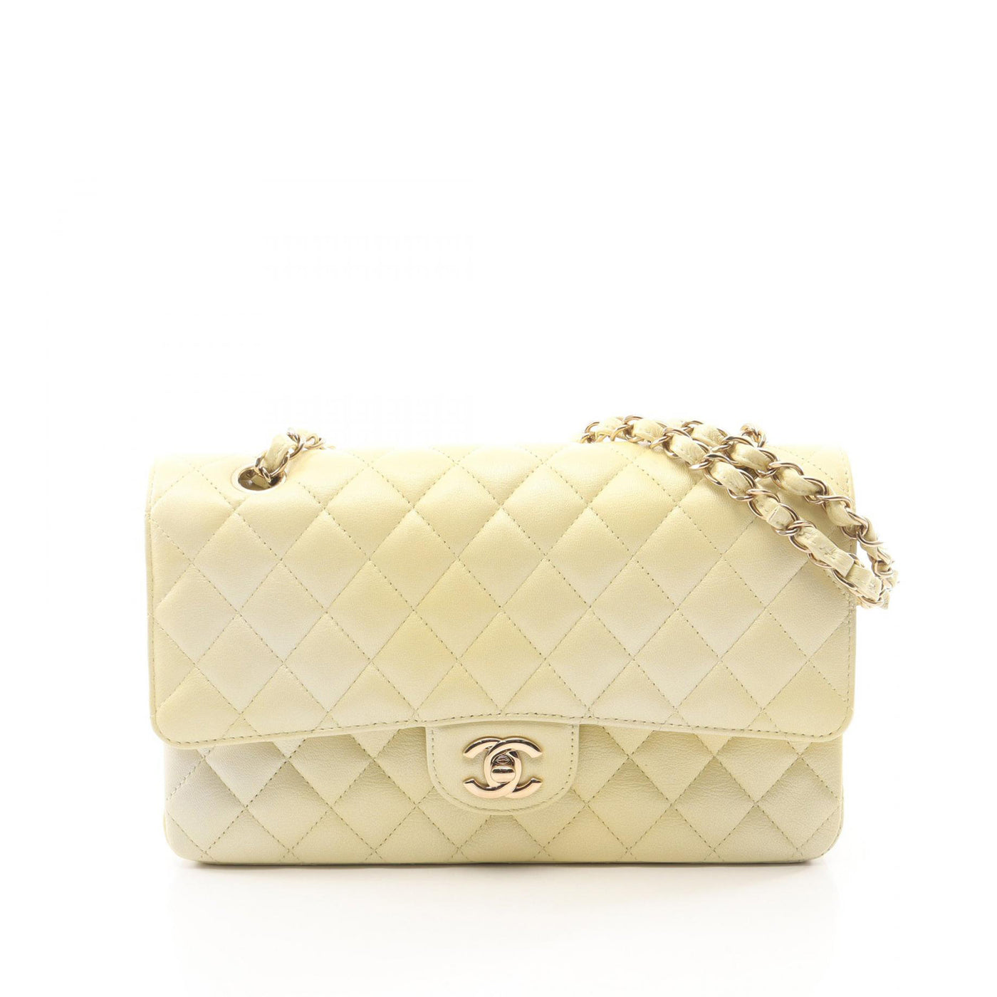 Medium Classic Lambskin Double Flap - Image 1
