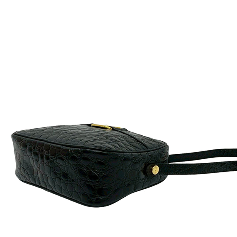 Croc Embossed Leather Vara Crossbody - Image 3