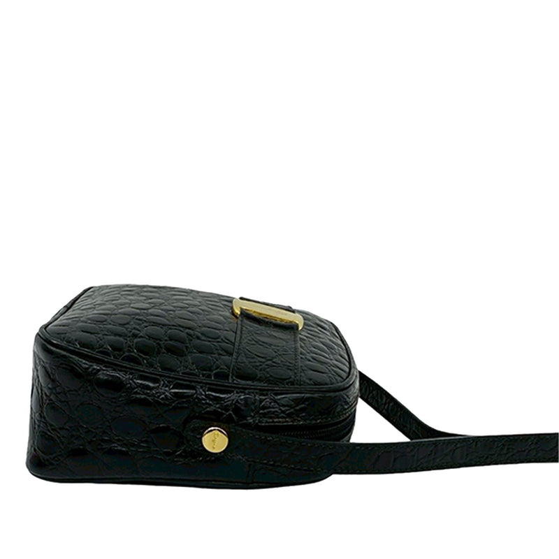 Croc Embossed Leather Vara Crossbody - Image 5