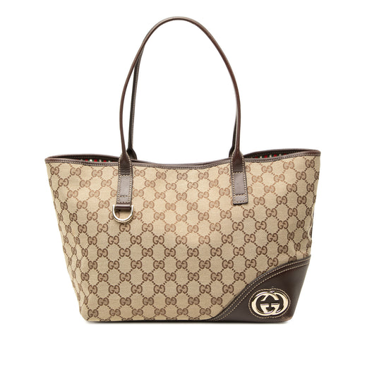 GG Canvas New Britt Tote - Image 1
