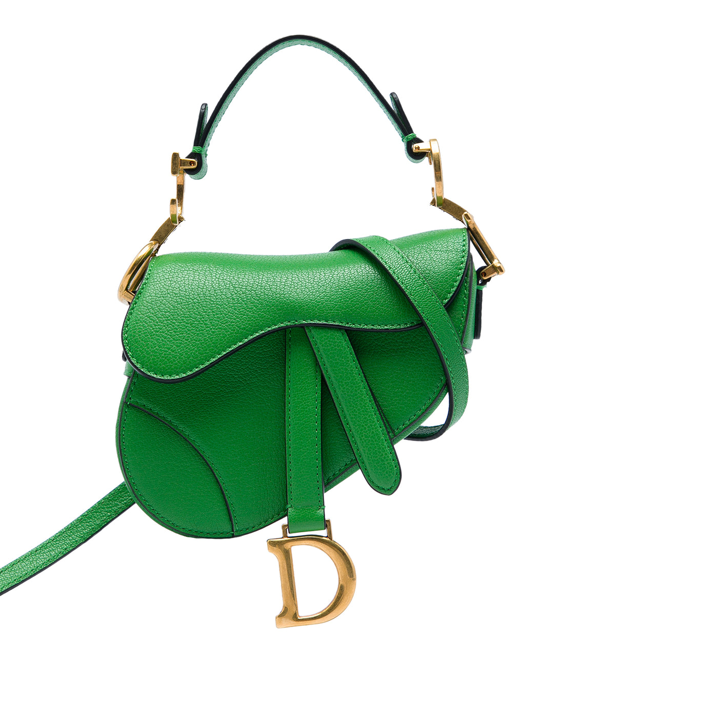 Micro Goatskin Saddle Bag - Image 1