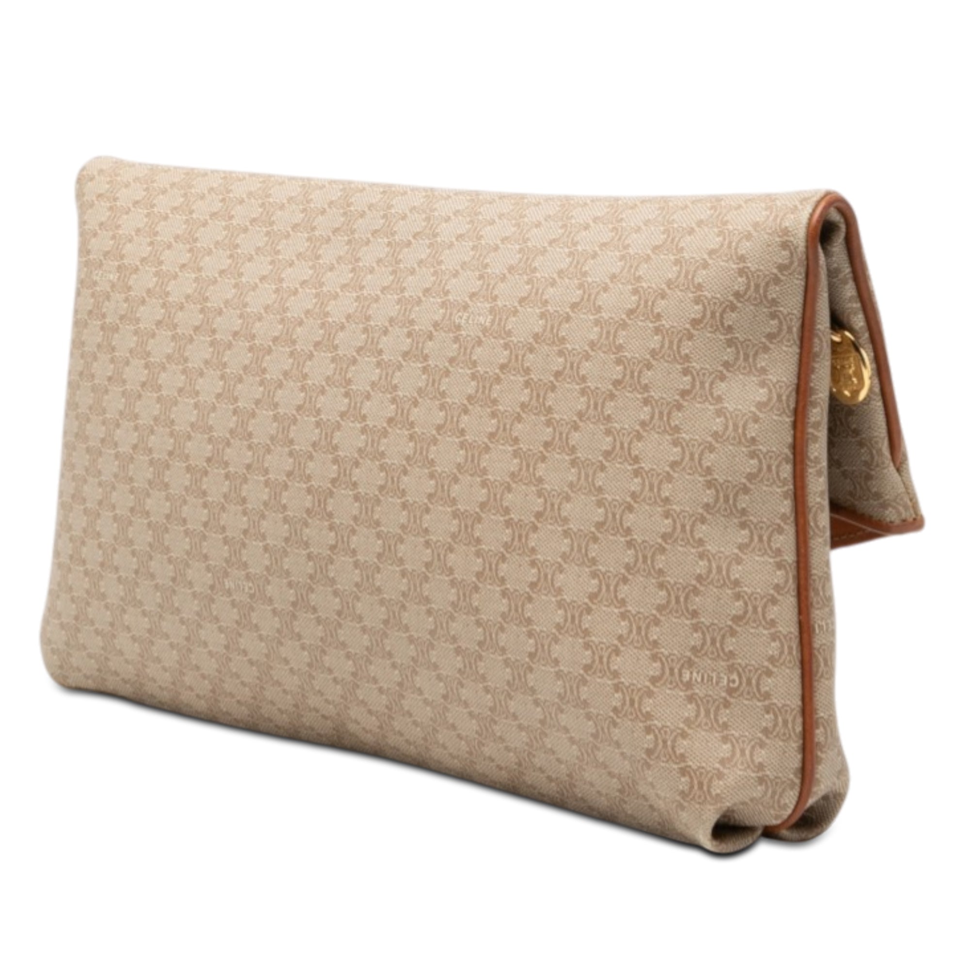 Macadam Coated Canvas Clutch - Image 2