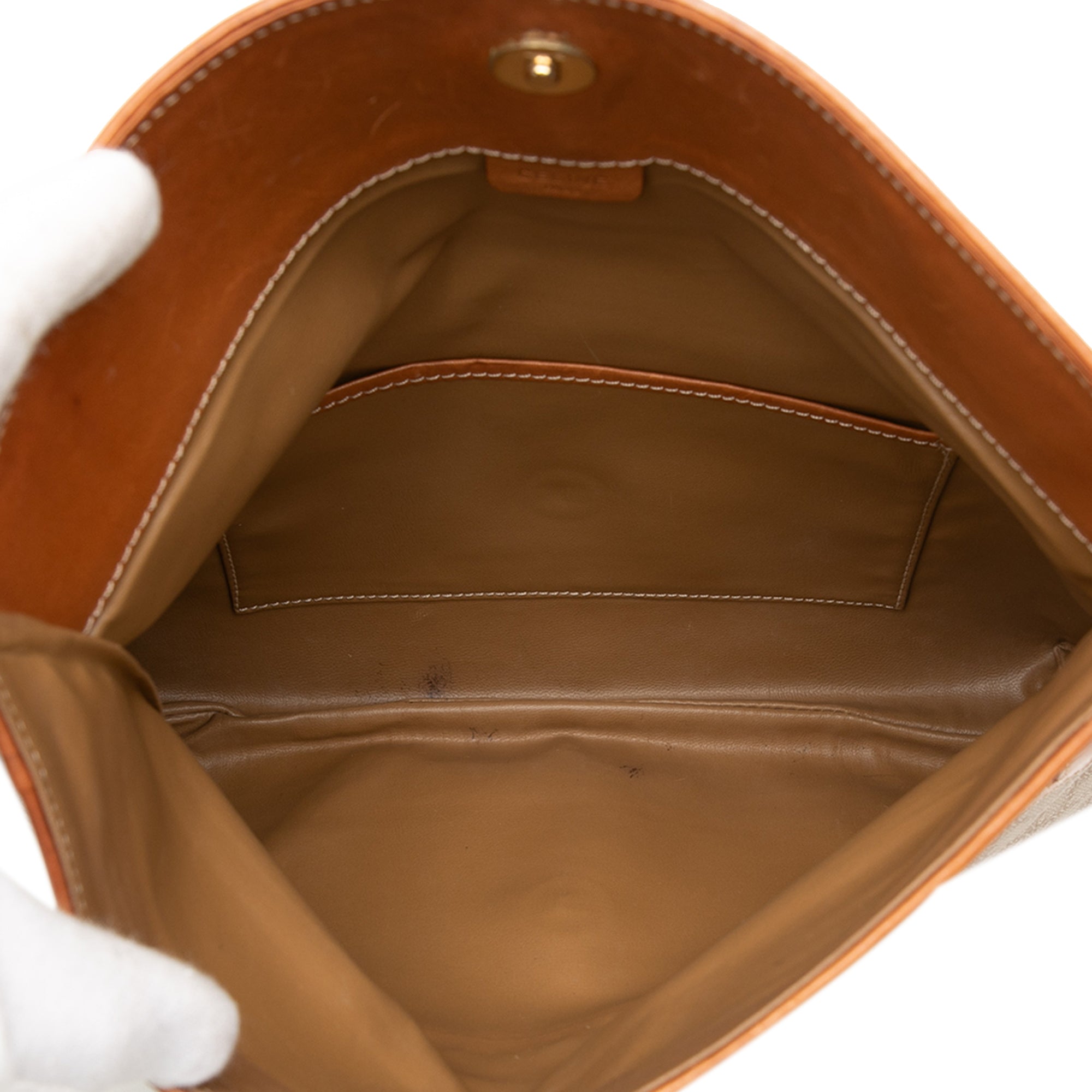 Macadam Coated Canvas Clutch - Image 4