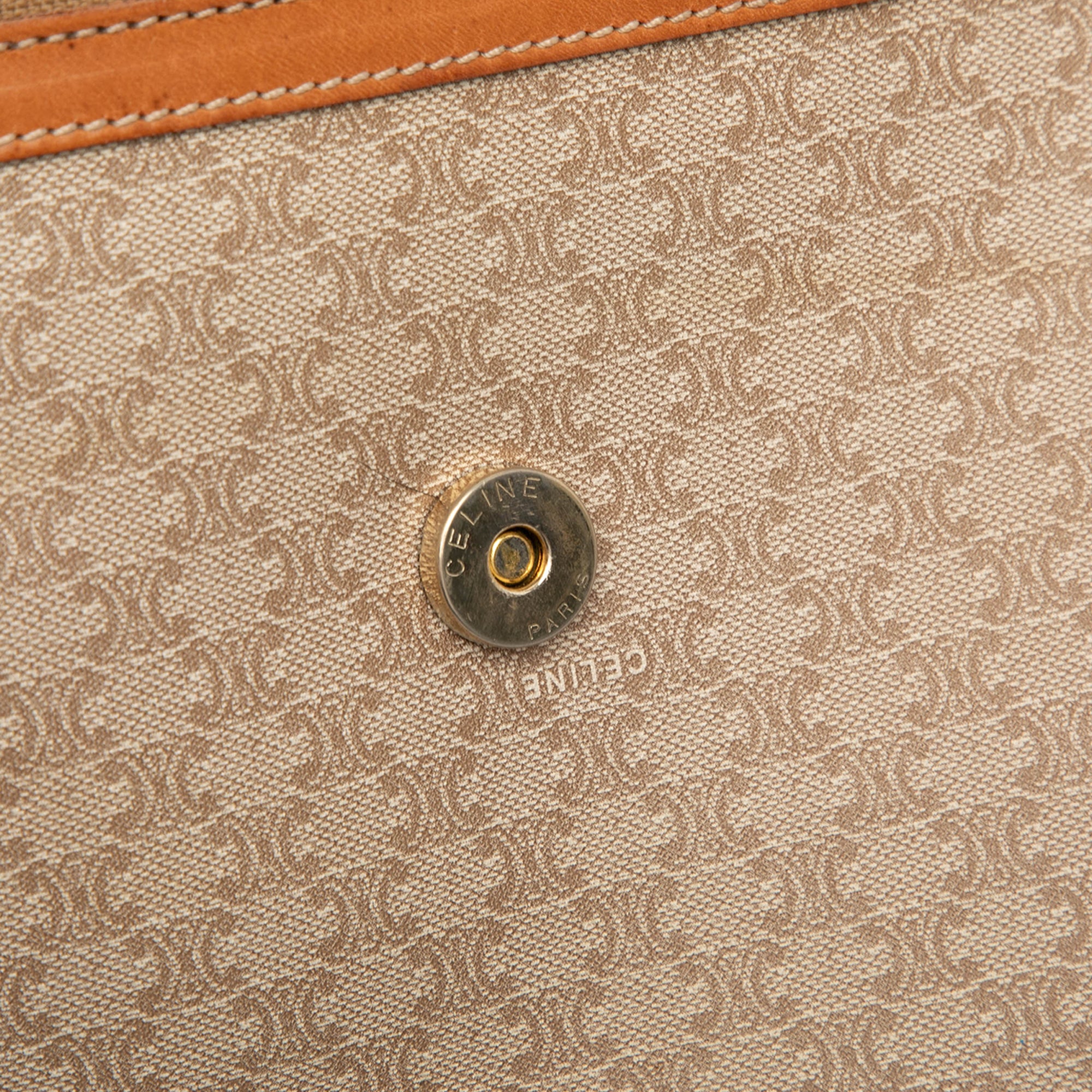 Macadam Coated Canvas Clutch - Image 7