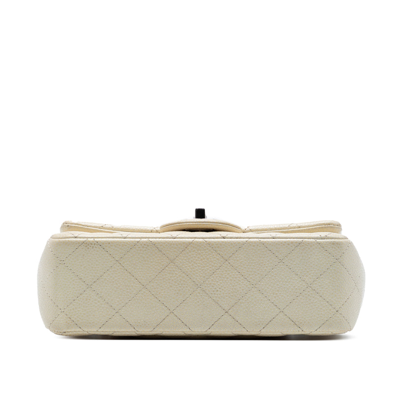 Mini Rectangular Classic Caviar Single Flap - Image 3
