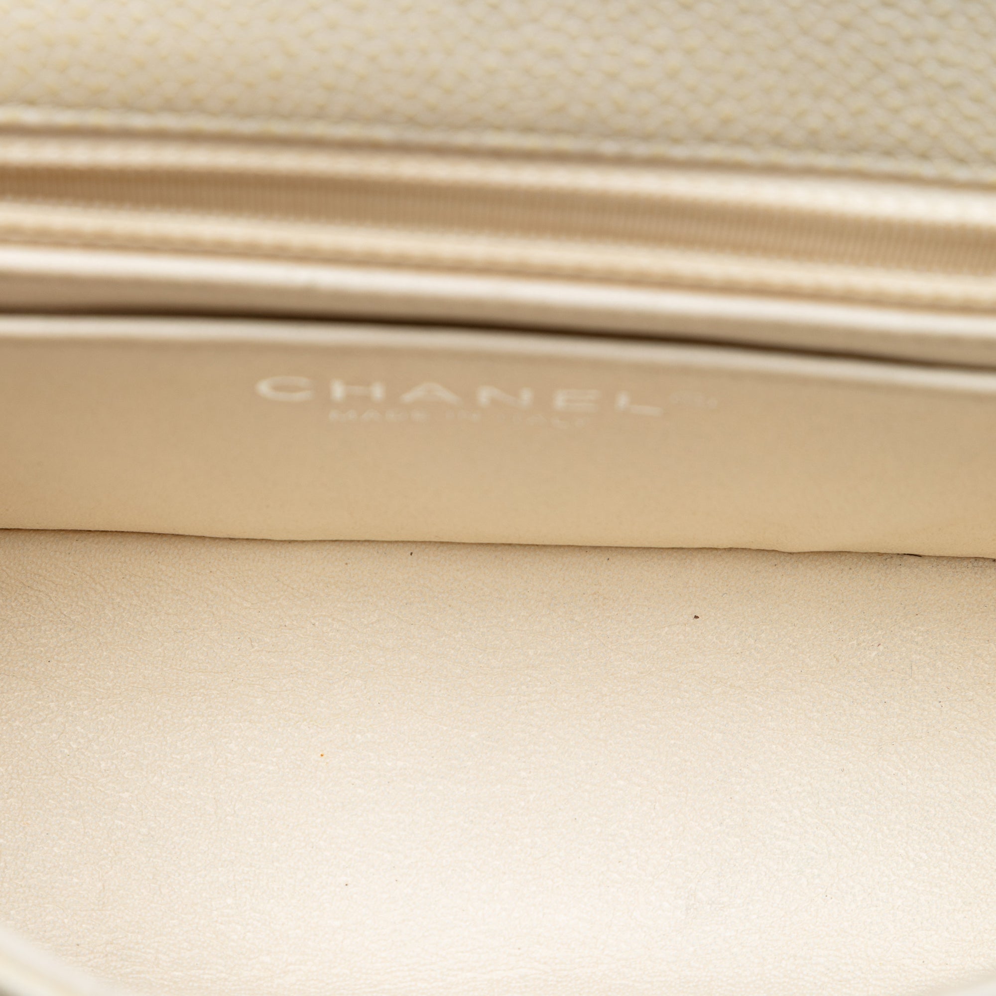 Mini Rectangular Classic Caviar Single Flap - Image 4