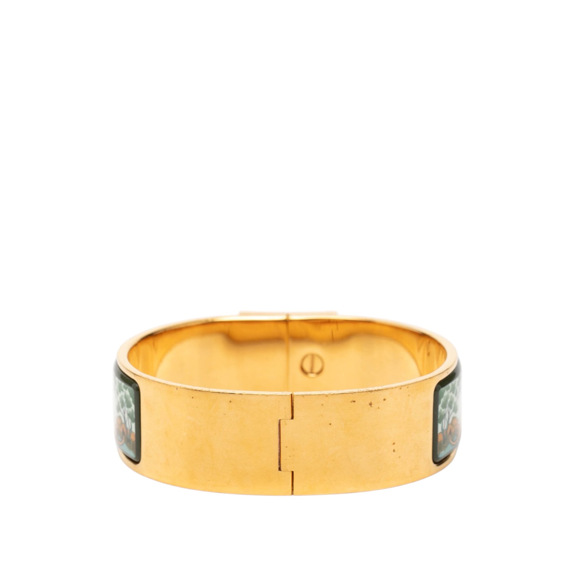 Wide Enamel Safari Loquet Bracelet PM - Image 3