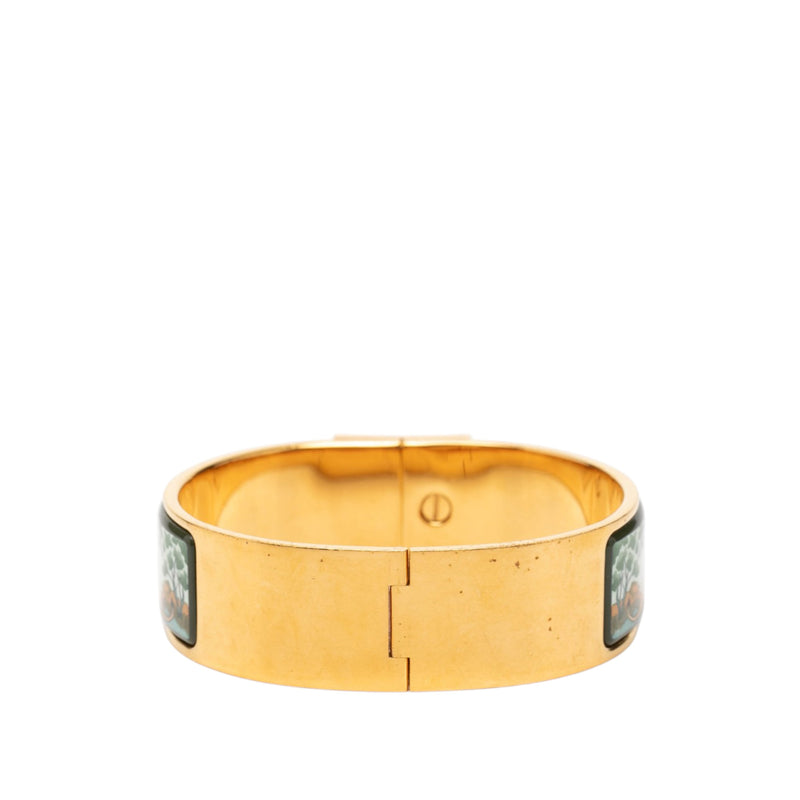 Wide Enamel Safari Loquet Bracelet PM - Image 3
