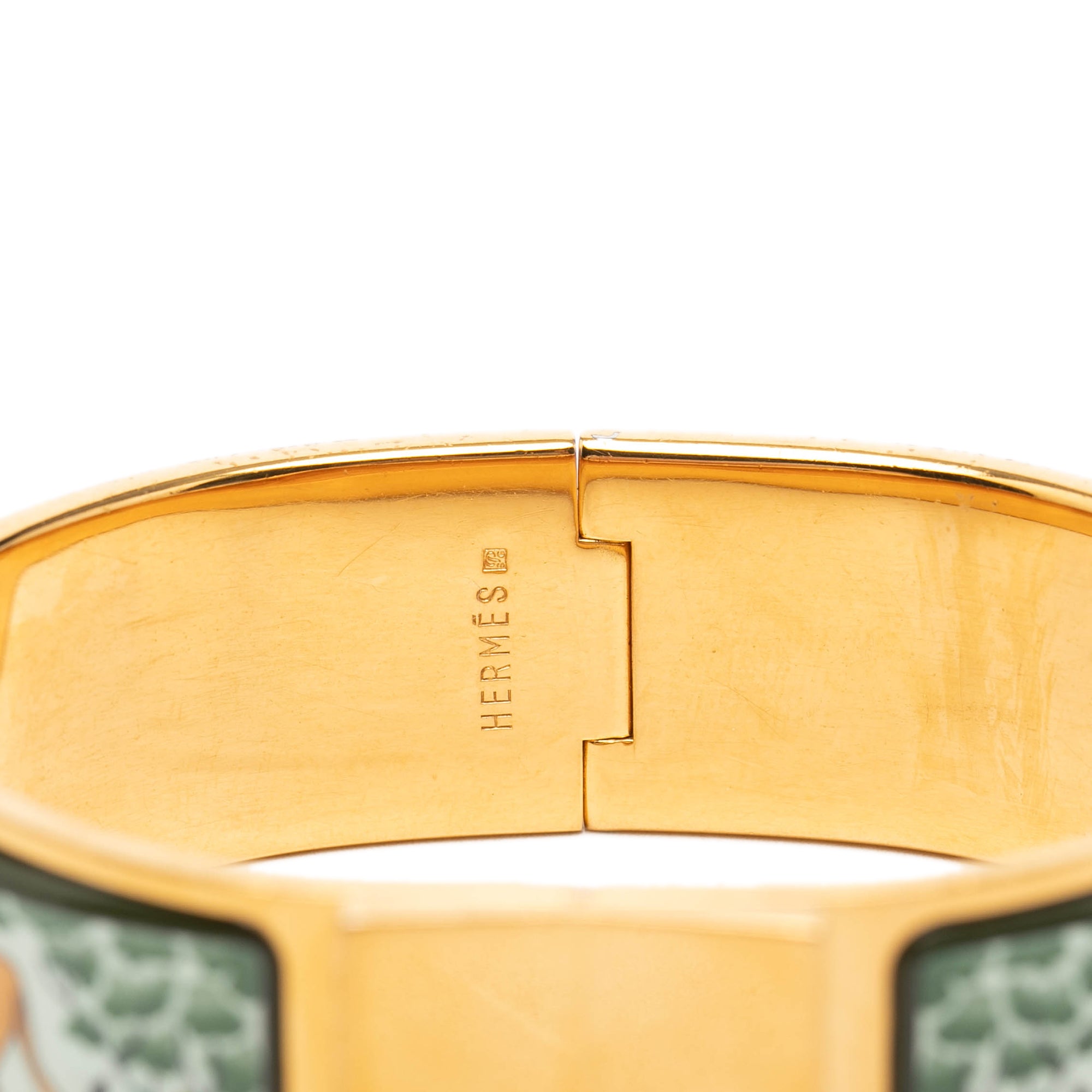 Wide Enamel Safari Loquet Bracelet PM - Image 4