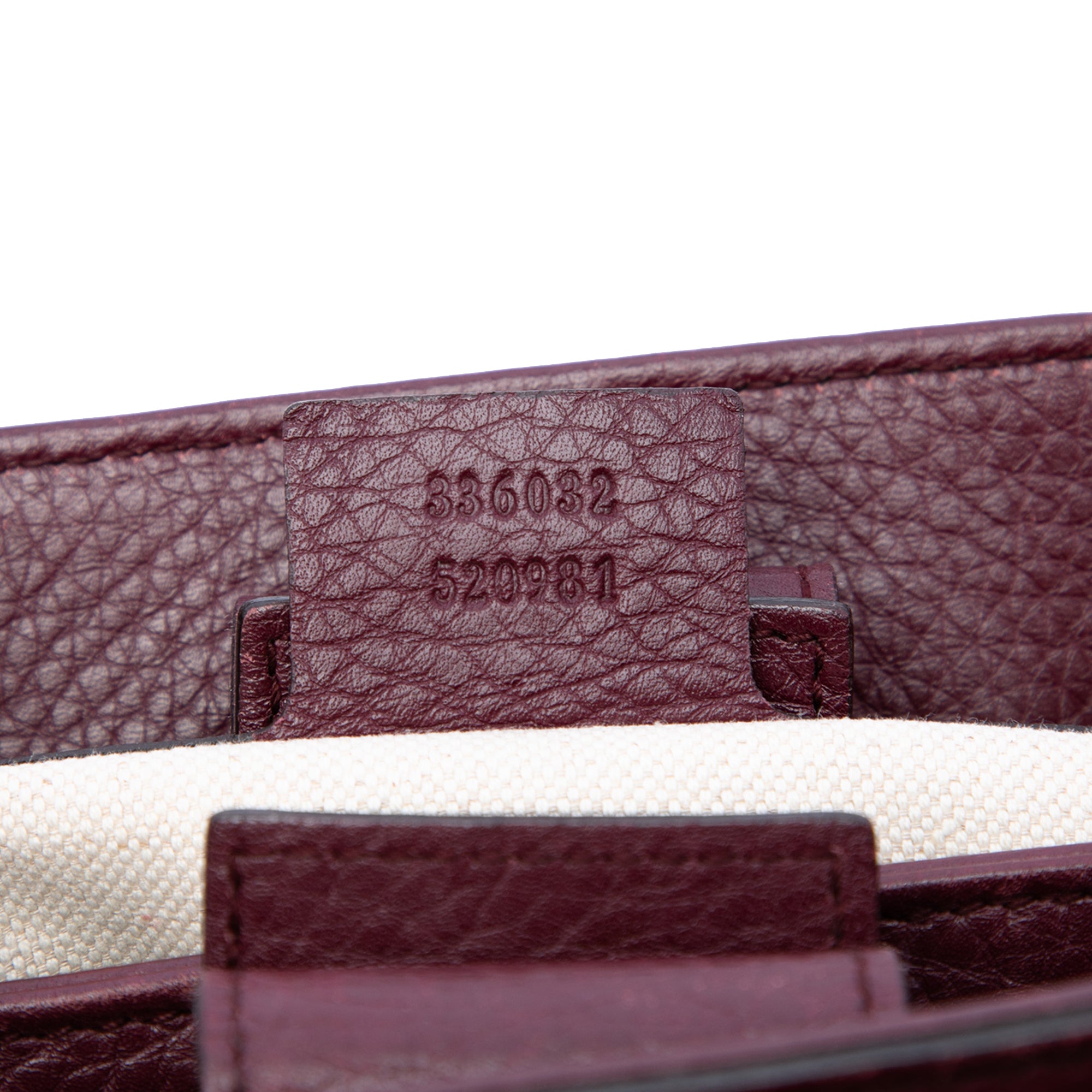 Small Calfskin Bamboo Shopper Satchel - Image 5