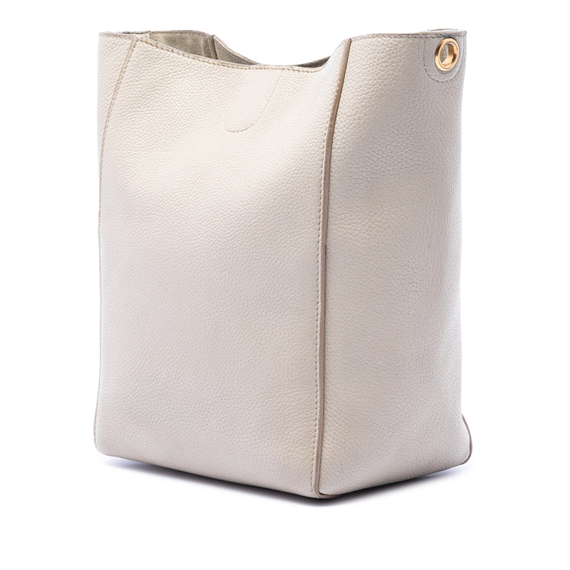 Small Soft Grained Calfskin Seau Sangle Bucket Bag - Image 2