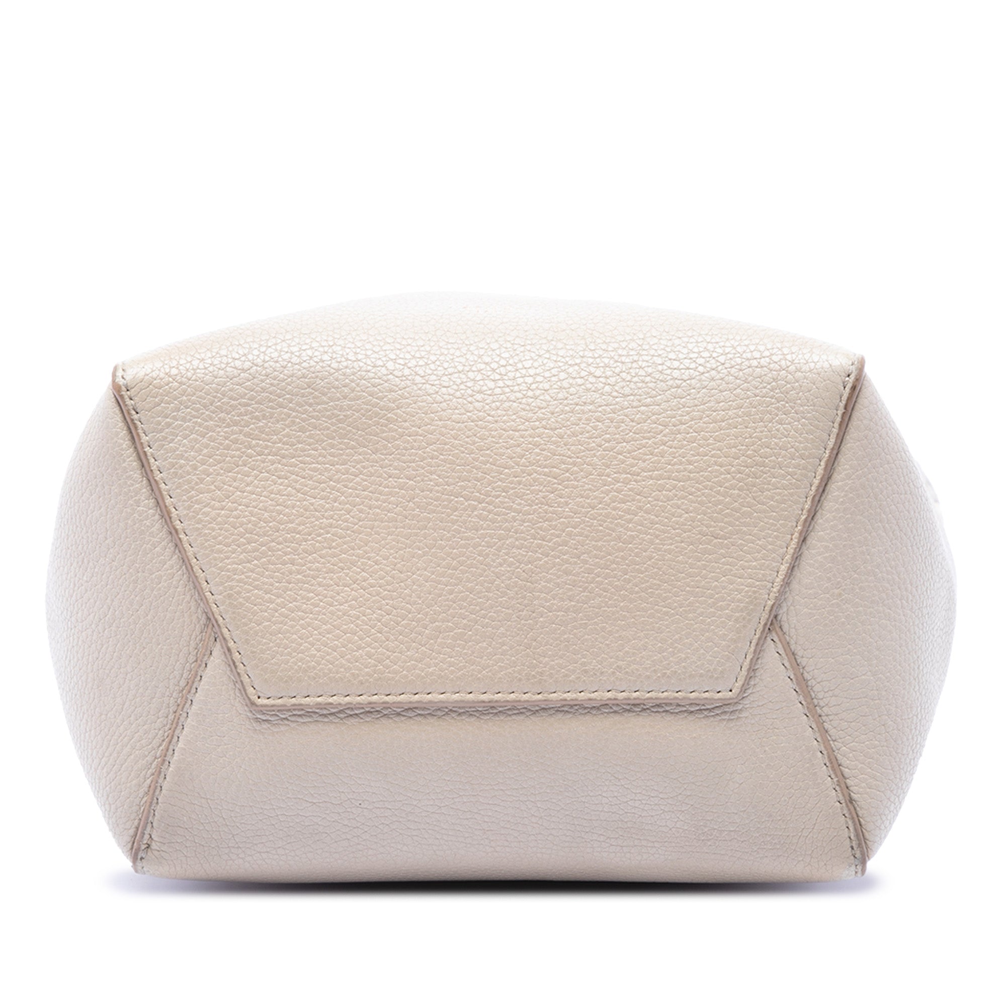 Small Soft Grained Calfskin Seau Sangle Bucket Bag - Image 3