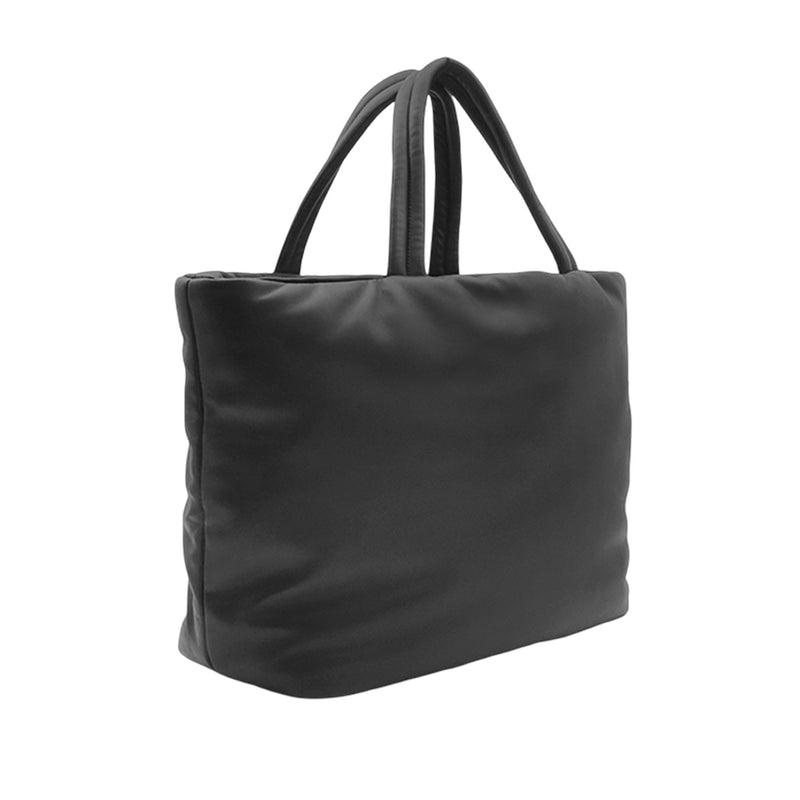 Lambskin Wide Puffer Tote - Image 2