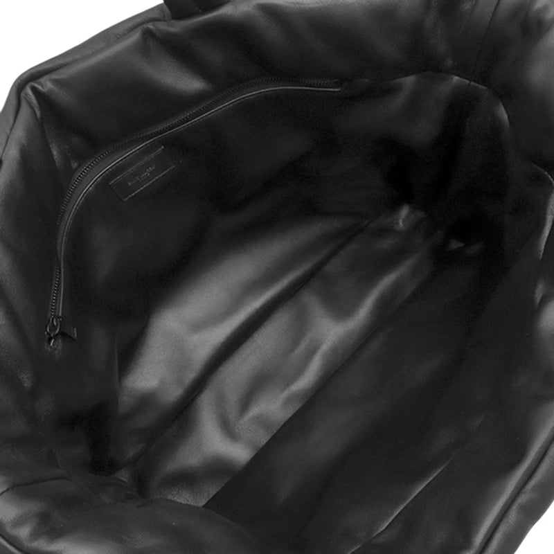 Lambskin Wide Puffer Tote - Image 4
