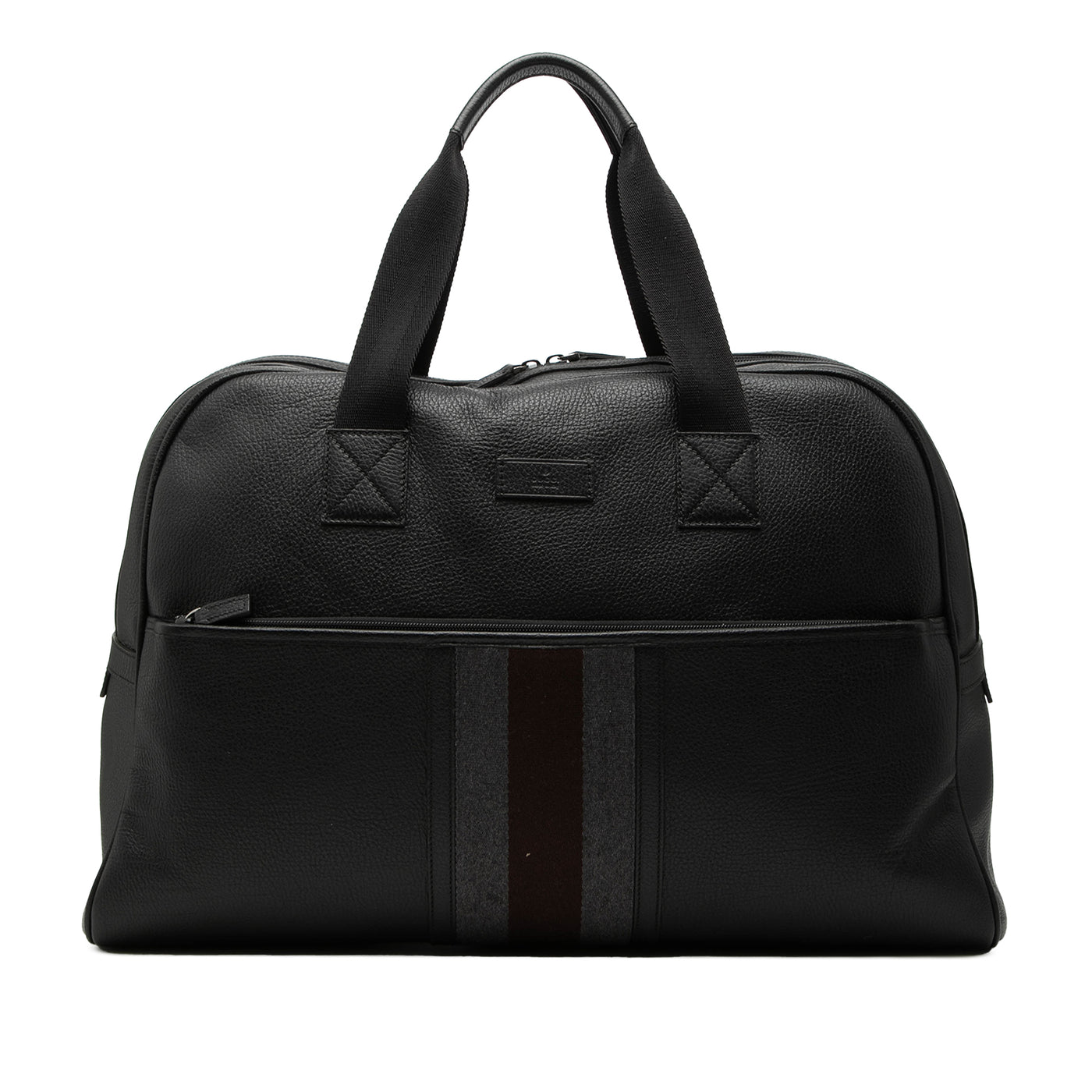 Web Leather Travel Bag - Image 1