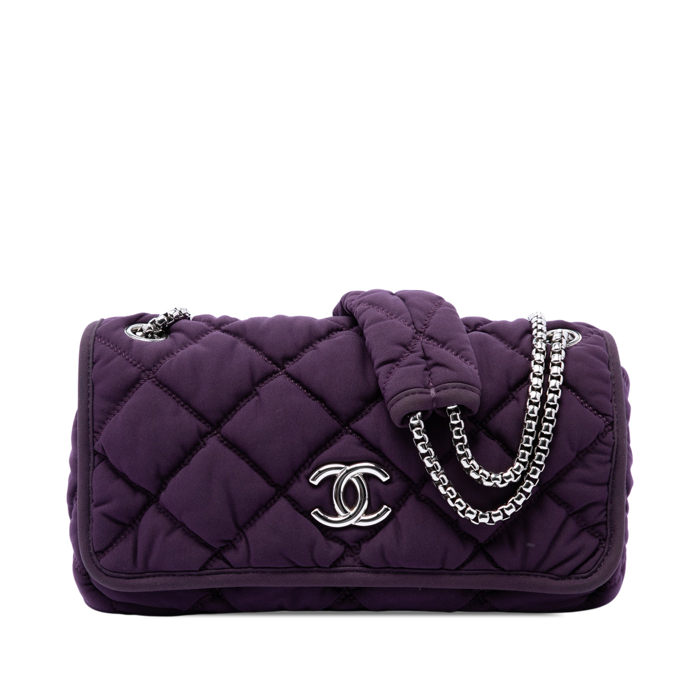 Small Quilted Nylon Bubble Flap - Image 1