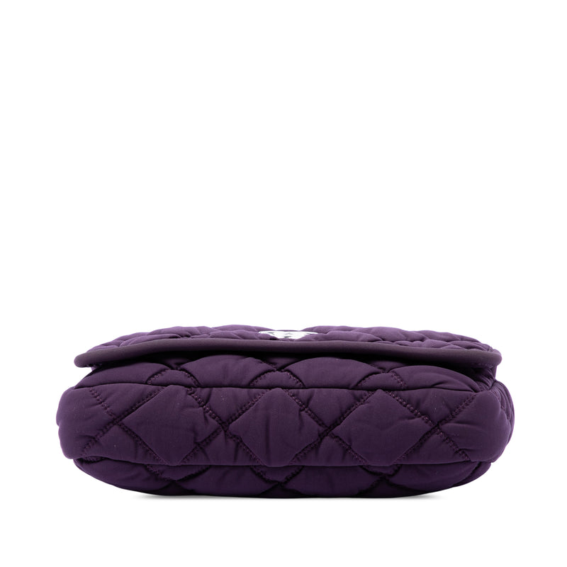 Small Quilted Nylon Bubble Flap - Image 3