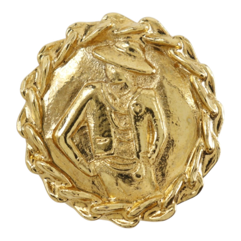 Gold Plated Mademoiselle Clip On Earrings - Image 4