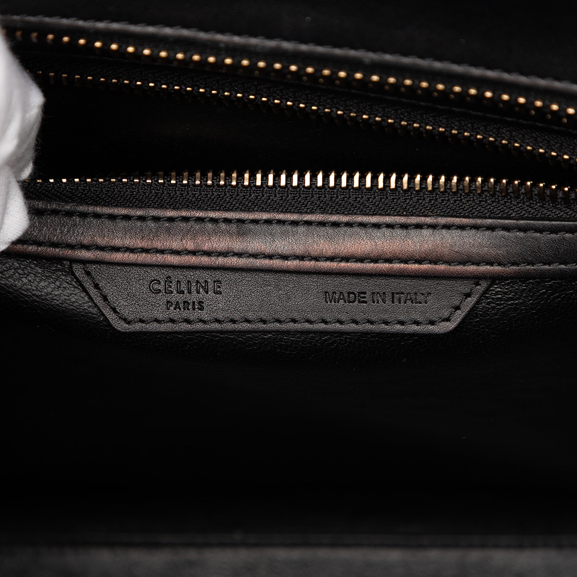 Micro Tricolor Canvas and Leather Luggage Tote - Image 5