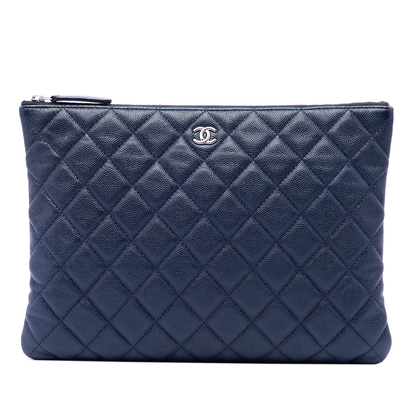 Medium Quilted Caviar O Case Clutch - Image 1
