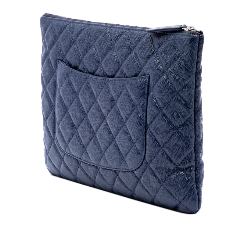 Medium Quilted Caviar O Case Clutch - Image 2