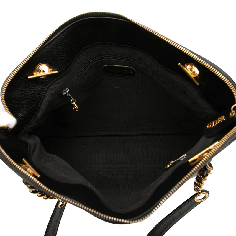 Caviar Logo Chain Shoulder Bag - Image 4