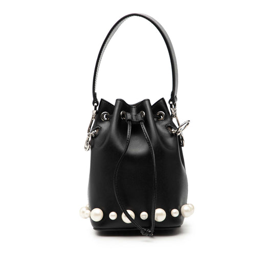 Mini Leather Pearl Mon Tresor Bucket Bag - Image 1